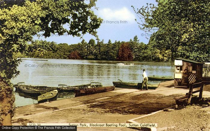 Photo of Sutton Coldfield, Sutton Park, Blackroot Boating Pool c.1960