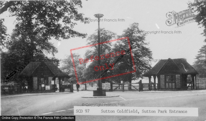 Photo of Sutton Coldfield, Sutton Park Entrance c.1965