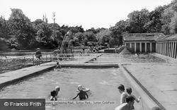 Sutton Park, Keepers Swimming Pool c.1960, Sutton Coldfield