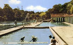 Sutton Park, Keepers Swimming Pool c.1960, Sutton Coldfield