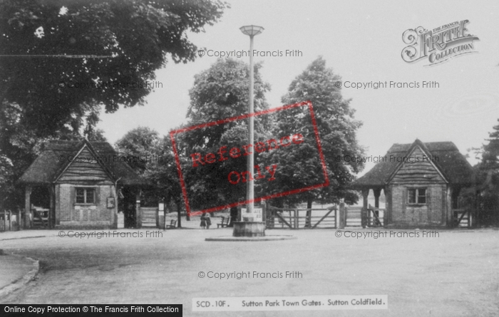 Photo of Sutton Coldfield, Sutton Park Town Gates c.1950