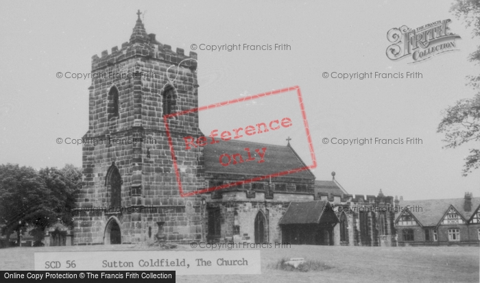 Photo of Sutton Coldfield, The Church c.1960