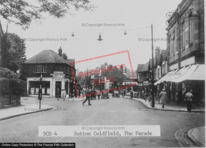 Photo of Sutton Coldfield, The Parade c.1950