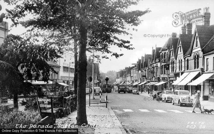 Photo of Sutton Coldfield, The Parade c.1955