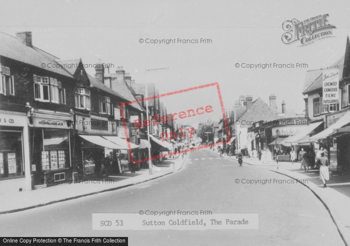 Photo of Sutton Coldfield, The Parade c.1960