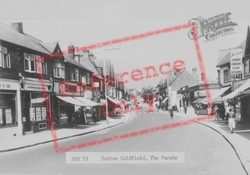 The Parade c.1960, Sutton Coldfield