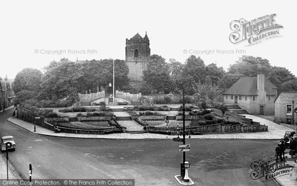 Photo of Sutton Coldfield, Vesey Memorial Gardens c.1950