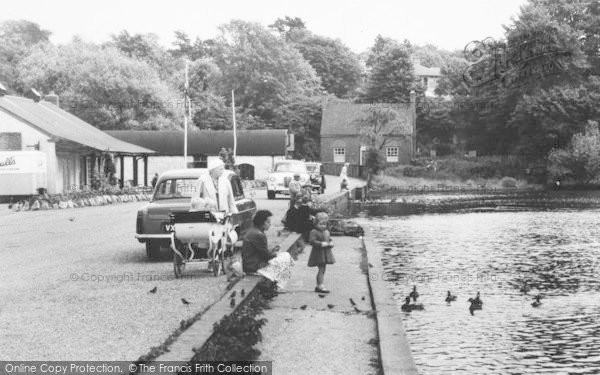 Photo of Sutton Coldfield, Wyndley Pool, Sutton Park, Feeding The Ducks c.1960