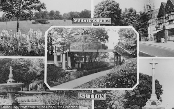 Photo of Sutton, Composite c.1960