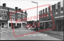 Sutton In Ashfield, Portland Square c.1960, Sutton In Ashfield