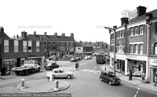 Photo of Sutton In Ashfield, Town Square 1968