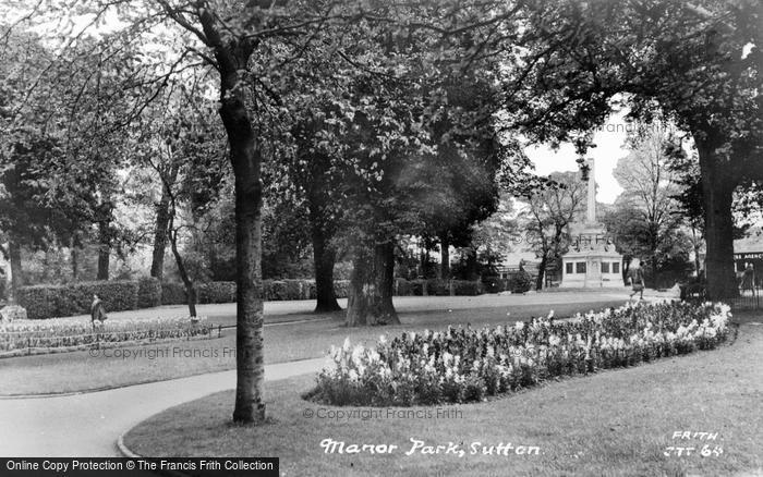 Photo of Sutton, Manor Park c.1960