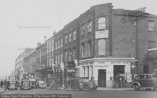 Photo of Sutton, Midland Bank, High Street c.1950