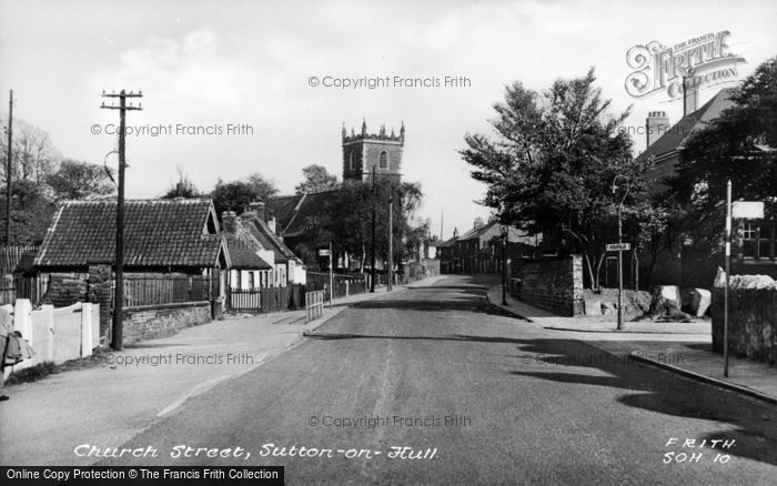 Photo of Sutton On Hull, Church Street c.1955
