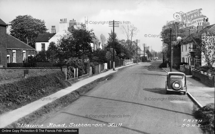 Photo of Sutton On Hull, Wawne Road c.1955
