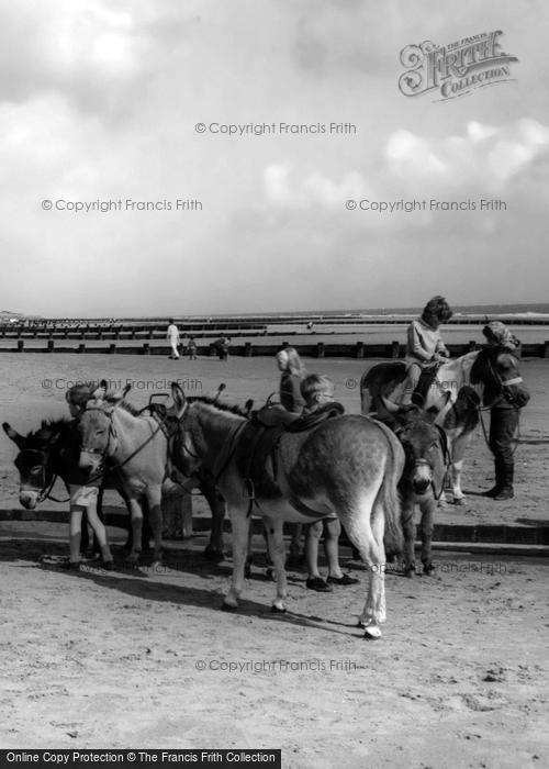 Photo of Sutton On Sea, Donkey Ride, The Beach c.1965