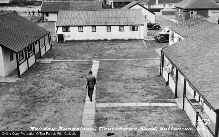 Photo of Sutton On Sea, Holiday Bungalows, Trusthorpe Road c.1955