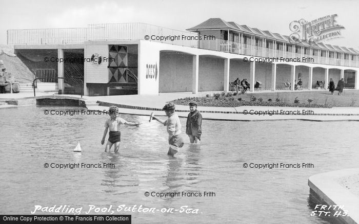 Photo of Sutton On Sea, Paddling Pool c.1955