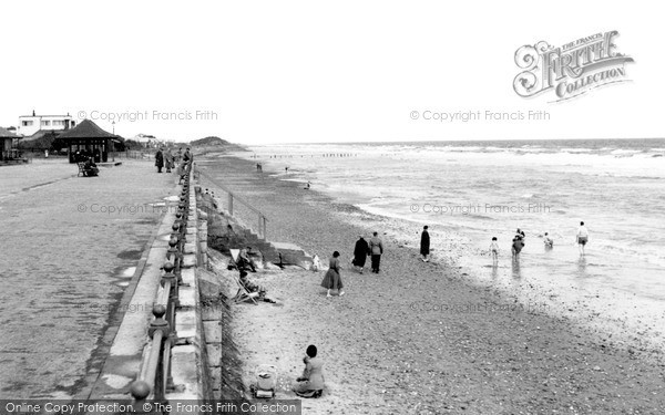 Photo of Sutton On Sea, Promenade And Beach c.1950