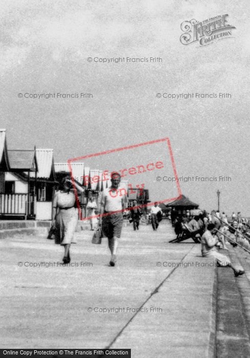 Photo of Sutton On Sea, Promenading Couple c.1950