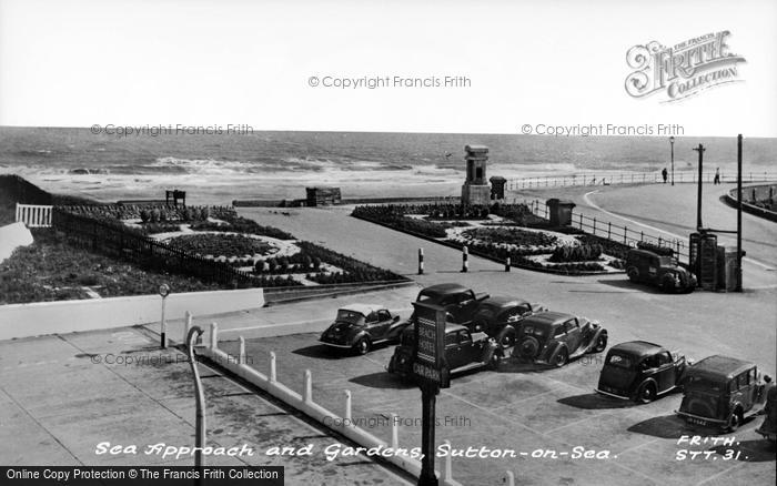 Photo of Sutton On Sea, Sea Approach And Gardens c.1955