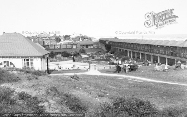 Photo of Sutton On Sea, The Beach Huts And Gardens c.1950