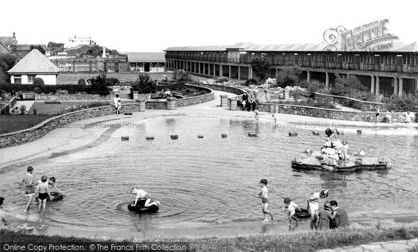 Photo of Sutton On Sea, The Children's Paddling Pool c.1950