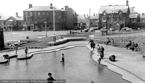 Photo of Sutton On Sea, The Paddling Pool c.1955
