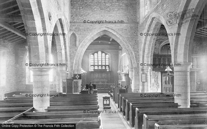 Photo of Sutton On Trent, All Saints Church Interior 1913