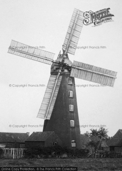 Photo of Sutton On Trent, Bingham's Mill 1913