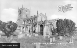 Sutton-on-Trent, The Church c.1955, Sutton On Trent