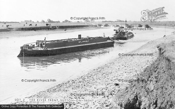 Photo of Sutton On Trent, The River Trent c.1955