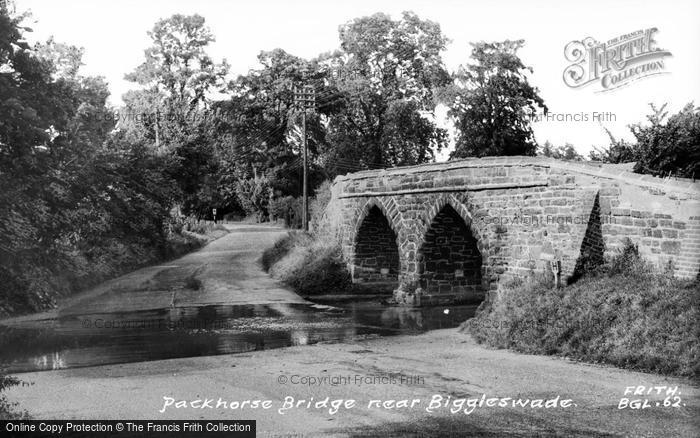 Photo of Sutton, Packhorse Bridge c.1960