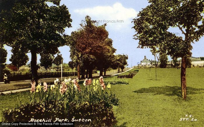 Photo of Sutton, Rosehill Park c.1955