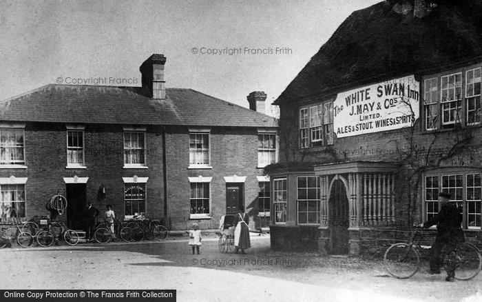 Photo of Sutton Scotney, The Square And The White Swan Inn c.1900