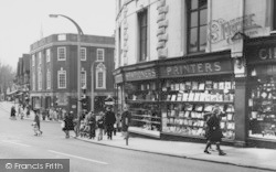 Shopping In Cheam Road c.1960, Sutton