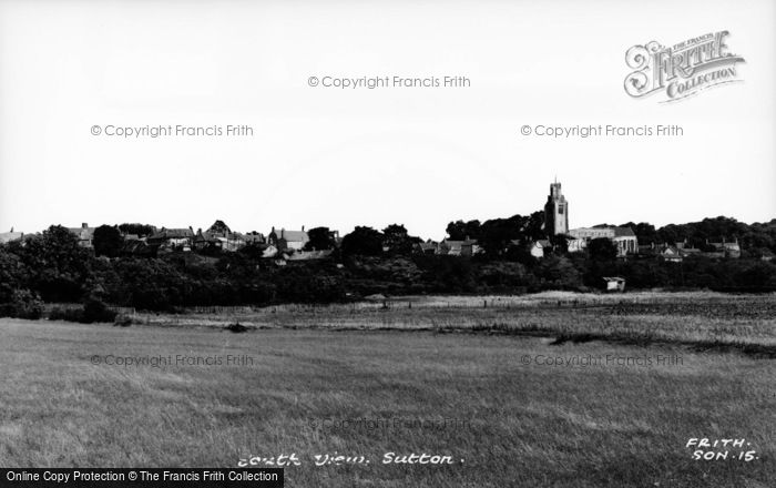 Photo of Sutton, South View c.1955