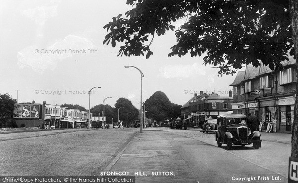 Photo of Sutton, Stonecot Hill c.1950