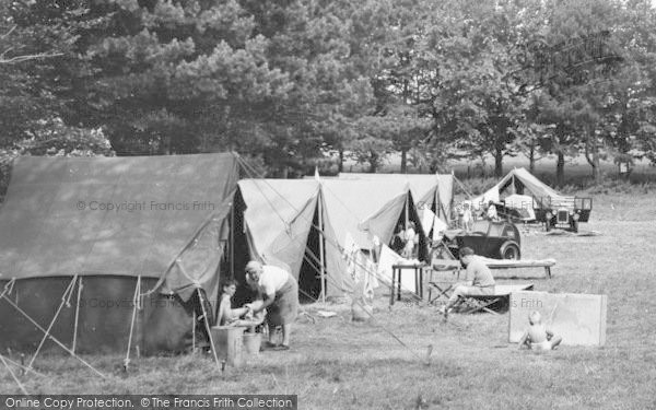Photo of Sutton, Tents, Sutton Vale Caravan And Camping Park c.1950