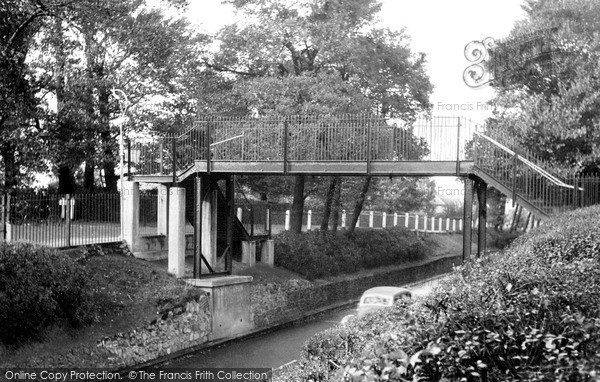 Photo of Sutton, The Footbridge, Angel Hill c.1955