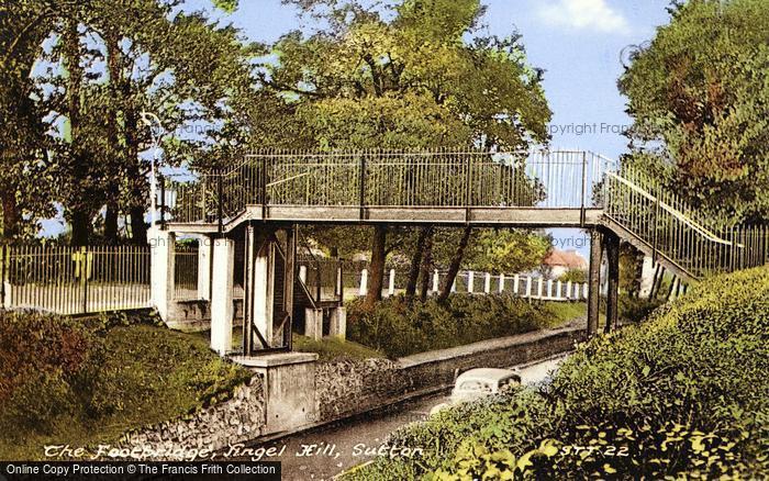 Photo of Sutton, The Footbridge, Angel Hill c.1955
