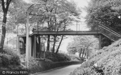 The Footbridge, Angel Hill c.1960, Sutton