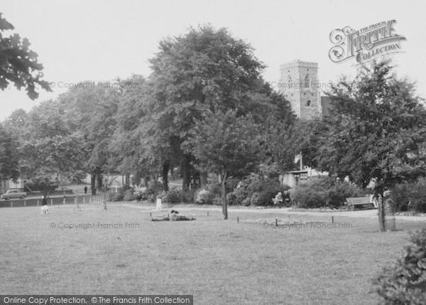 Photo of Sutton, The Green And Church c.1960