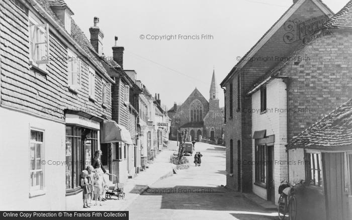 Photo of Sutton Valence, Broad Street c.1955