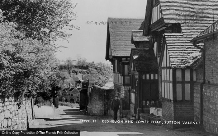 Photo of Sutton Valence, Redhaugh And Lower Road c.1955