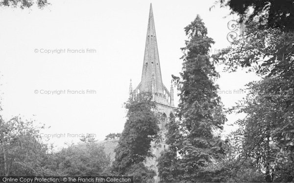 Photo of Sutton Waldron, The Church c.1955
