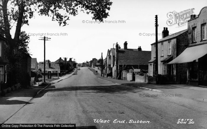Photo of Sutton, West End c.1955