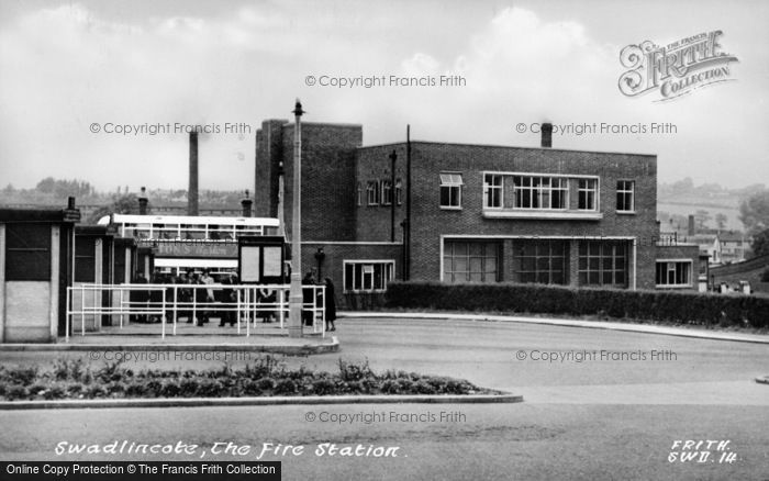 Photo of Swadlincote, The Fire Station c.1955