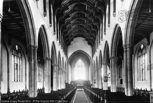 Photo of Swaffham, Church Of St Peter And St Paul Interior c.1955