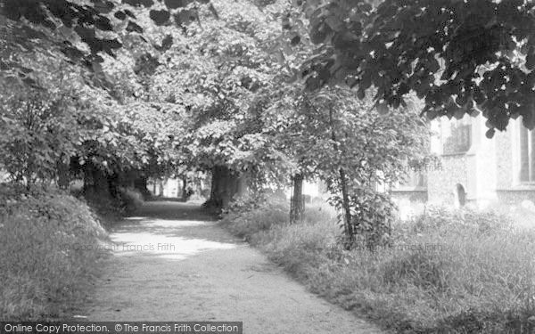 Photo of Swaffham, Church Walk c.1955